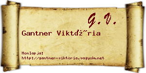 Gantner Viktória névjegykártya